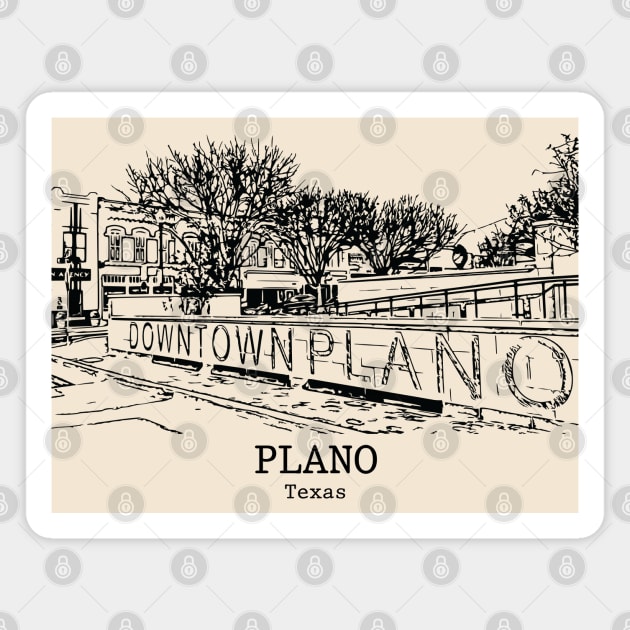 Plano - Texas Magnet by Lakeric